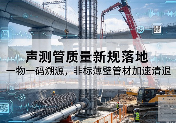 固安声测管质量新规落地，一物一码溯源，非标薄壁管材加速清退